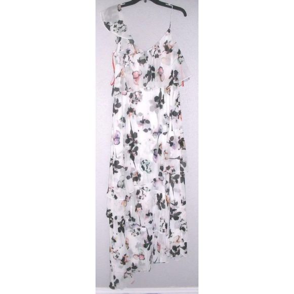 ML Monique Lhuillier Gardenia Floral Dress 12 - Picture 7 of 7